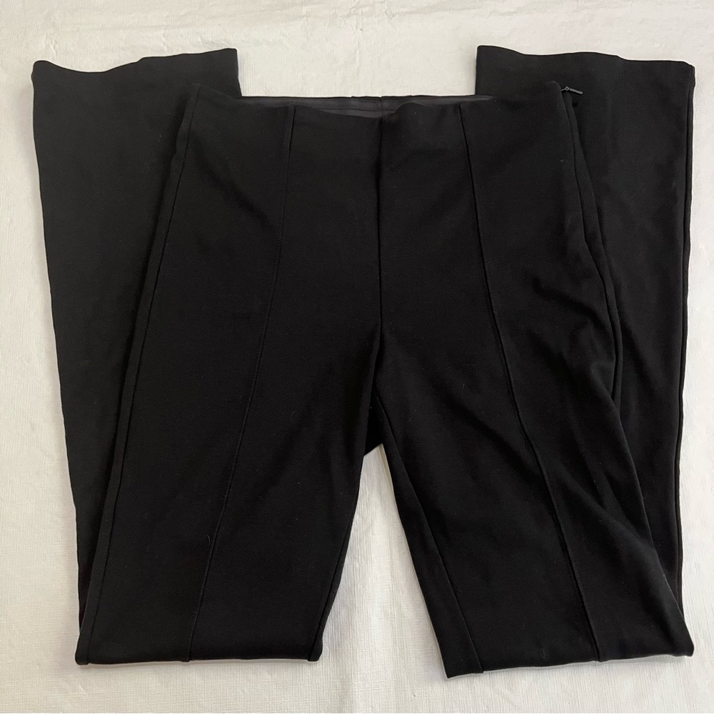 Athleta Sienna Flare Leg Black Side Zip Pants 353484